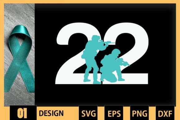 22 a Day Soldier Veteran PTSD Awareness