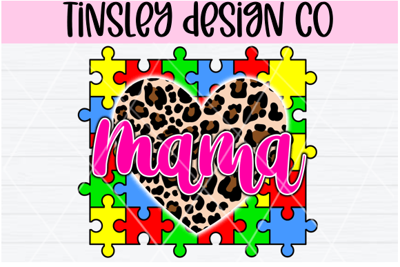 Autism Mama Mom Awareness Puzzle Png