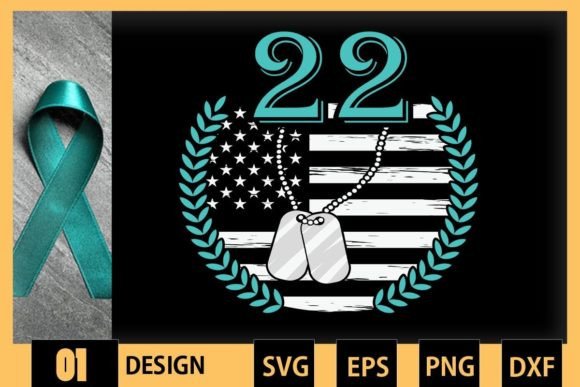 Awareness PTSD Veteran 22 Day