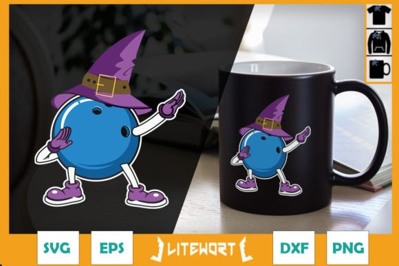 Bowling Ball Witch Hat Halloween