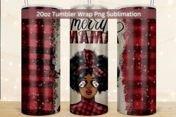 Merry Mama Sublimation Design 20oz
