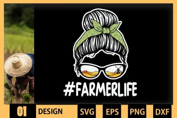 Messy Hair Woman Bun Farmerlife