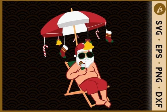 Santa Summer Swimsuit Xmas in July