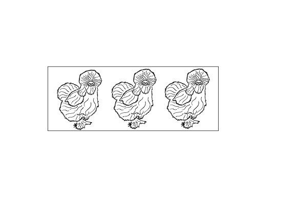 Silkie Chickens Line Art Tumbler Wrap 11Oz