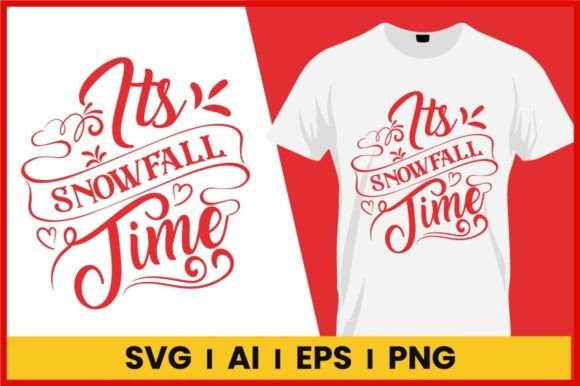 Snowfall T Shirt Winter Tshirt Christmas