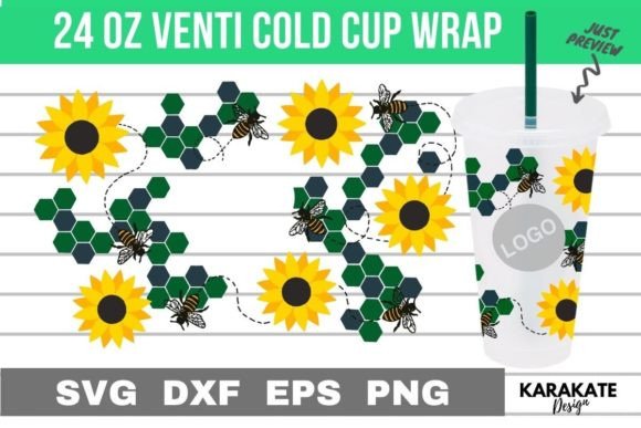 Sunflower Bee Wrap Design