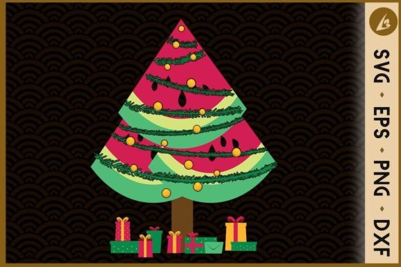 Watermelon Christmas Tree Xmas in July